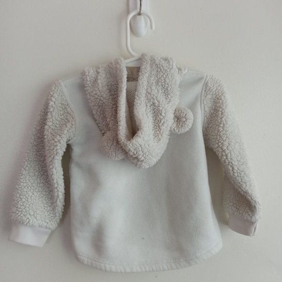 Real Love Pullover White Kitten Hoodie For 24 months - Picture 4 of 5